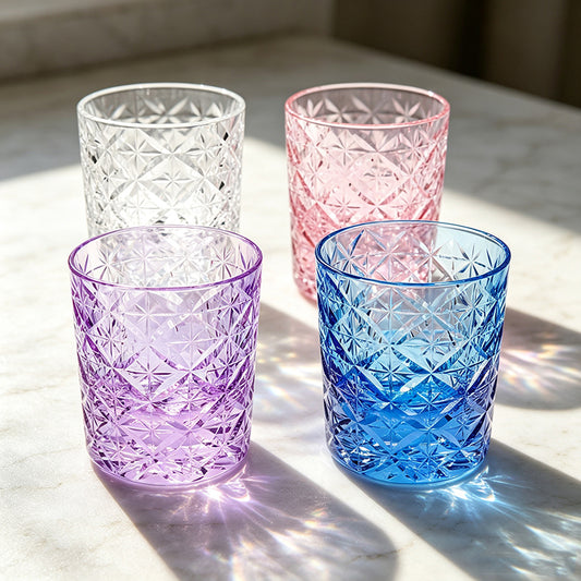 K9 Crystal Tumbler – Hand-Cut Geometric Whiskey Glass 220ml