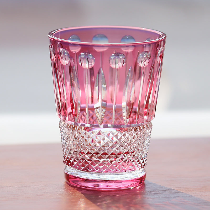 Hand Cut To Clear Multi-Color Crystal Glass Barware Timeless Collection Old Fashioned Glass Cocktail Glass Champagne Glass Water Goblet