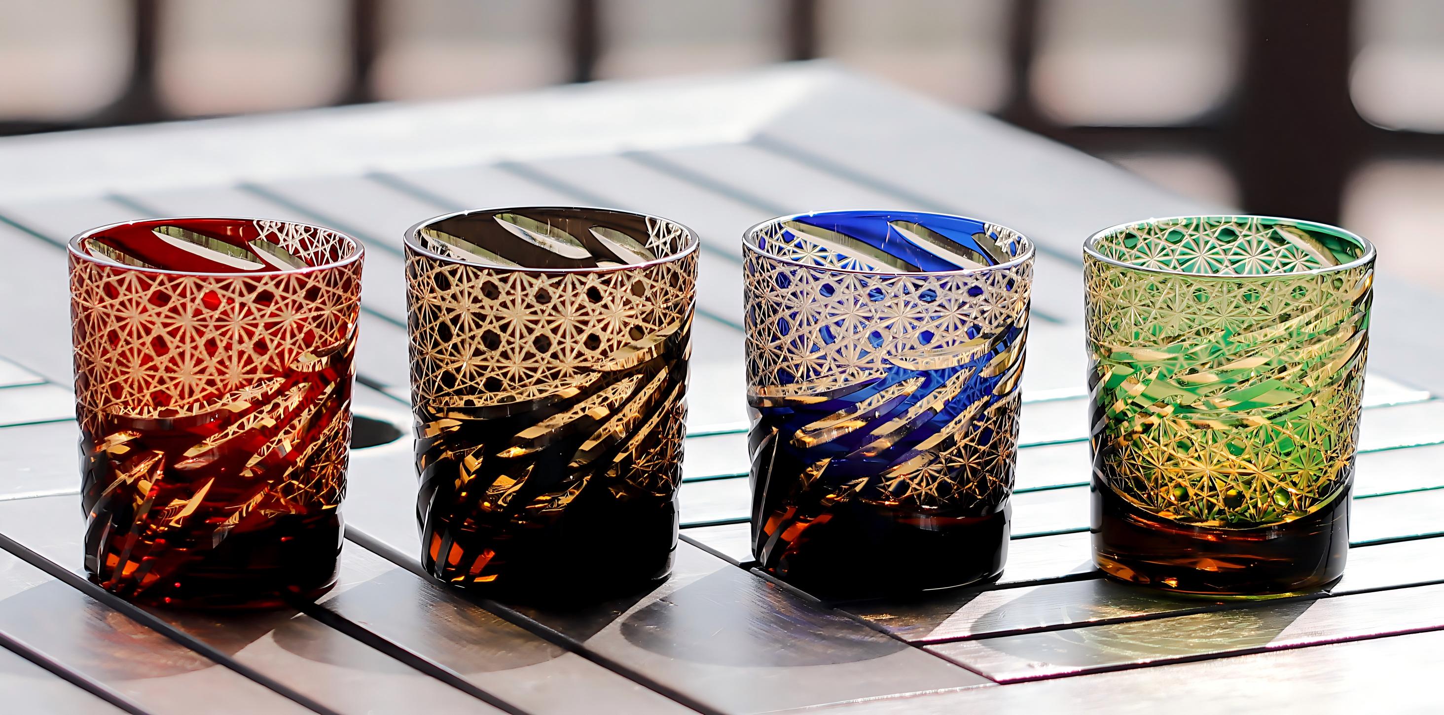 Hand Cut Glasses – JINZHI GLASS CRAFTS
