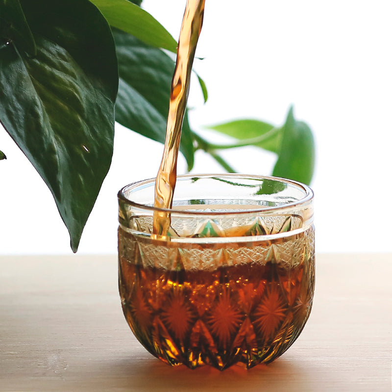 QJ-03 60ml Edo Kiriko‘s Sake Glass Cup Amber Green 2oz Korea Soju Glass Cup Shot Glass Guest Party Favors