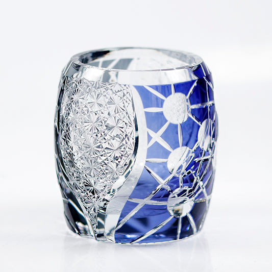 Neptune Crystal Whiskey Glass – Hand-Blown Dual Color