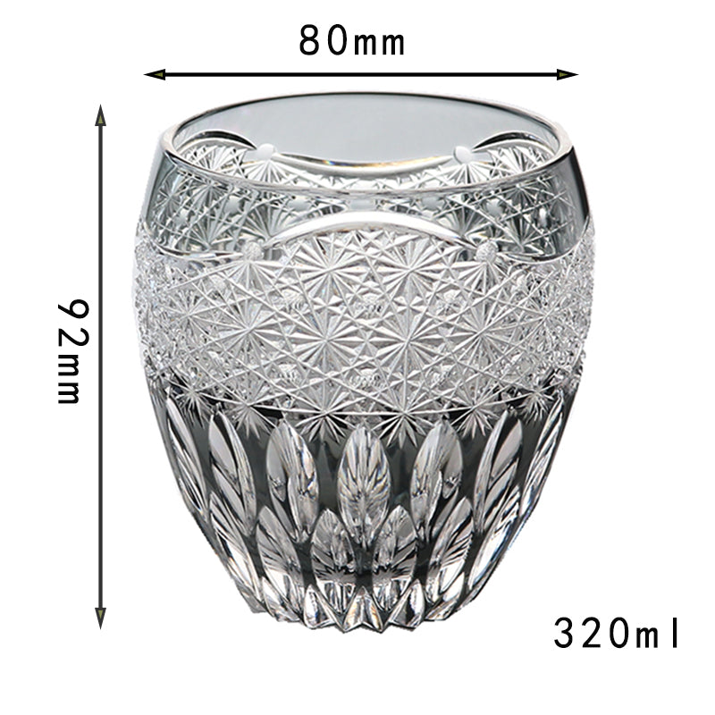 Lead Crystal Whiskey Glass 320ml Collectible