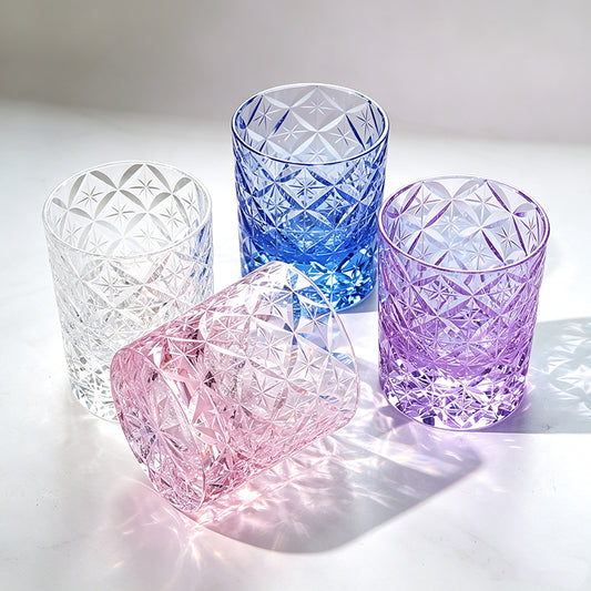 K9 Crystal Tumbler – Hand-Cut Geometric Whiskey Glass 220ml