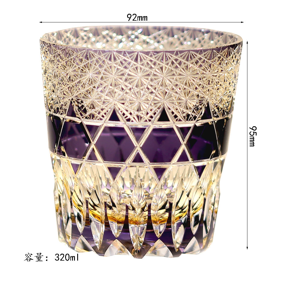 With packaging of Fluorite 24% Lead/Pb Crystal Whiskey Glass 11. - JINZHI GLASS crystal glassware