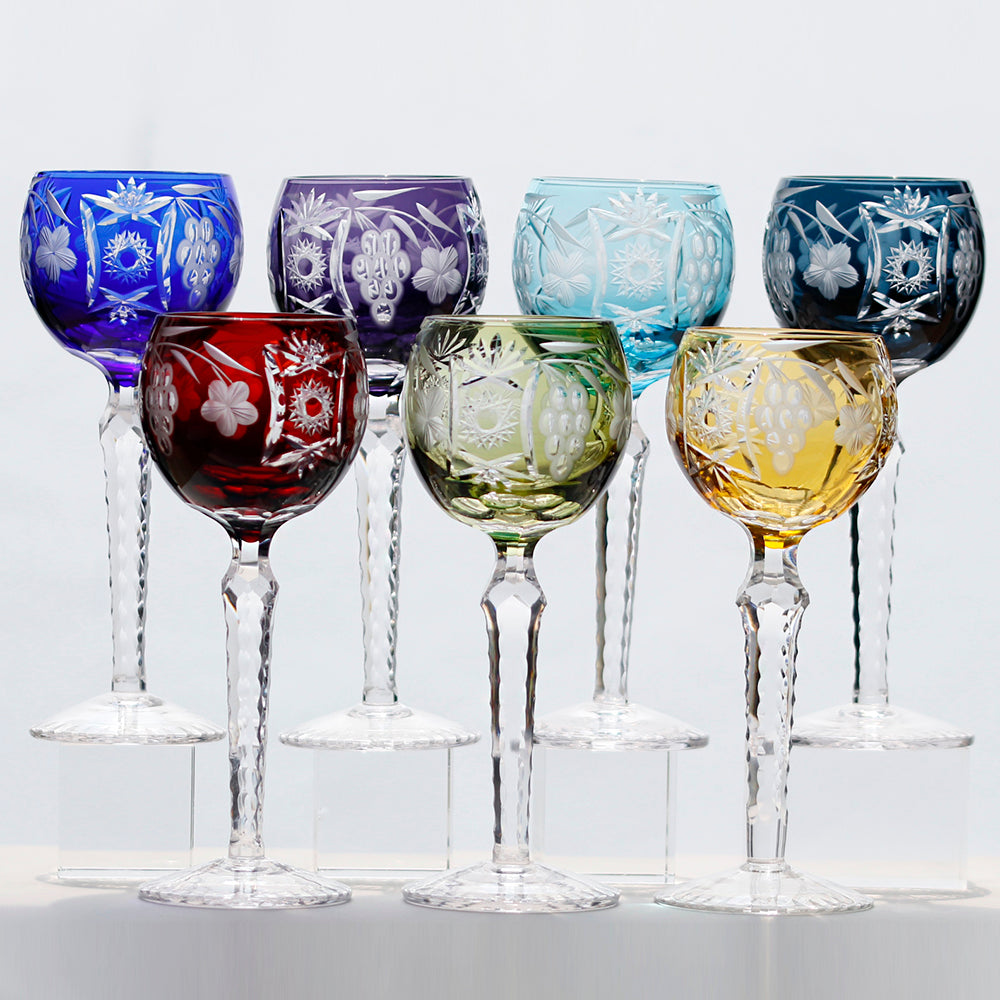 Bohemian Style Crystal Handmade Wine Glass