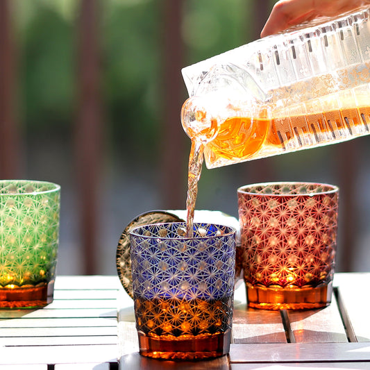 Classic Edo Kiriko Glass Tumbler 9oz