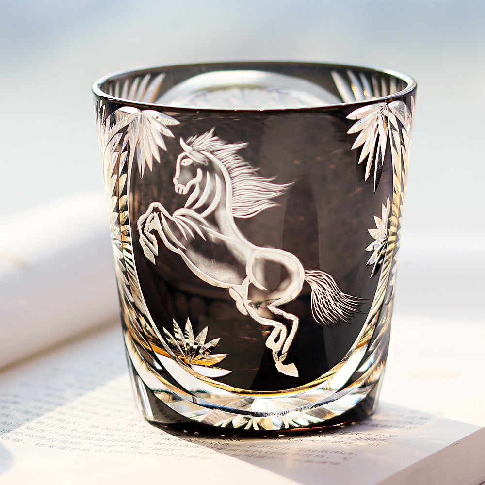 Galloping Horse Whiskey Glass 11oz