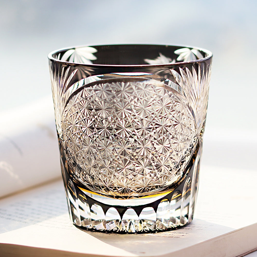 Galloping Horse Whiskey Glass Black 11oz