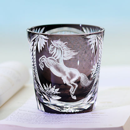Galloping Horse Whiskey Glass 11oz