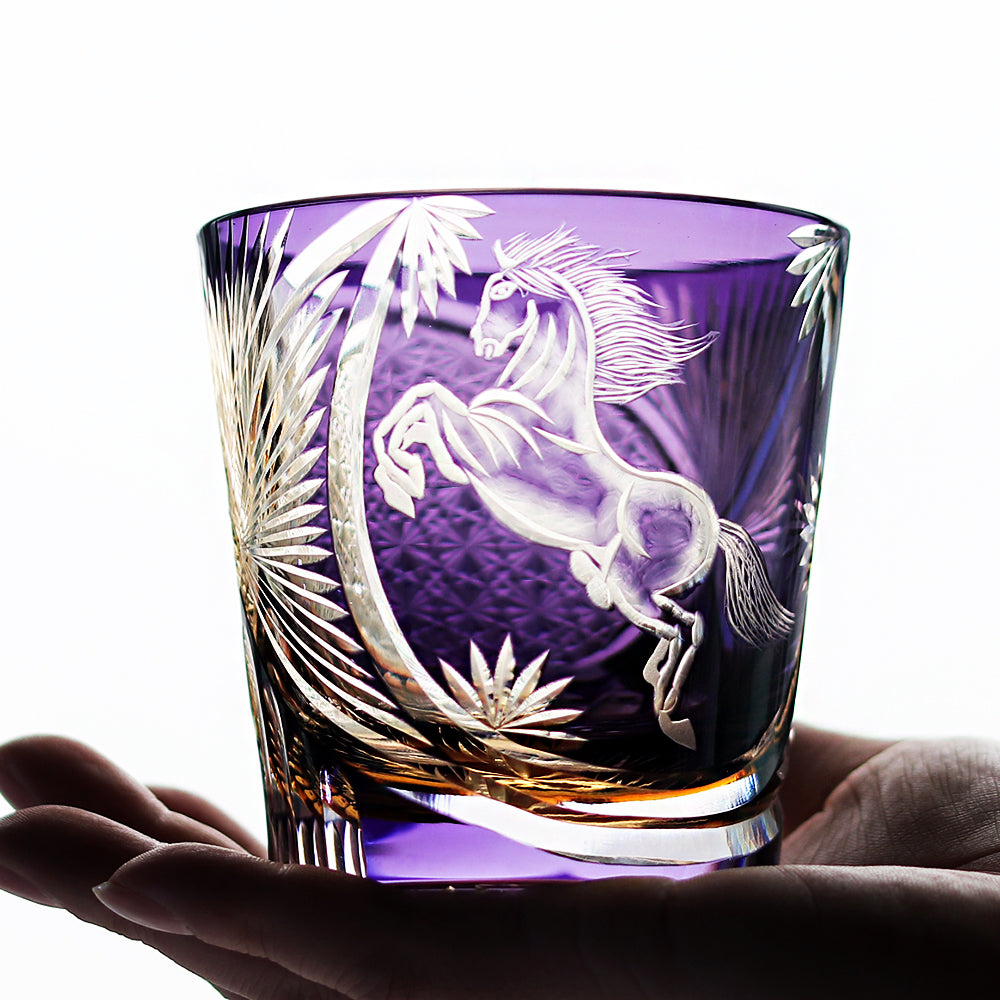 Galloping Horse Whiskey Glass 11oz