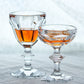 JP-082 125 ml Luxury K9 Crystal Glass Champagne Coupe Hand Cut Beveled Geometry