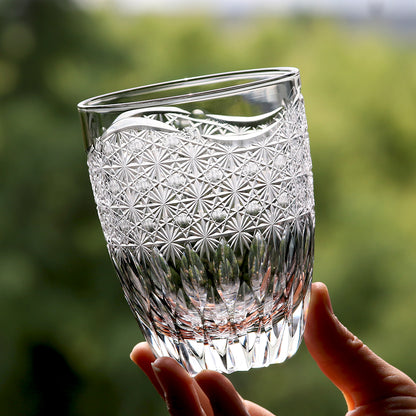 Smoke Grey Edo Kiriko Whiskey Tumbler 300ml