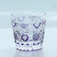 QJ-07 New Purple 35ml edo kiriko sake glass 1 oz min shot glasses for whiskey, vodka, tequila