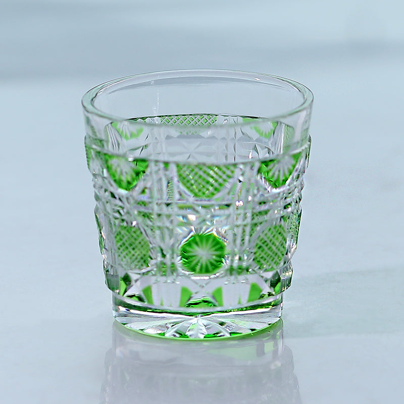5 Colors Diamond Star Edo Kiriko Shot Glasses