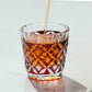QJ-08  Hand cut to clear ruby red 35ml edo kiriko shot glass sake glass 1 oz min soju glasses vodka, tequila