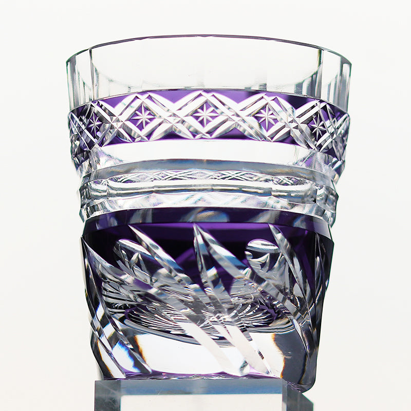 Windancer Purple Handmade Whiskey Glass 8oz