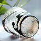 JP-134-2  Handcrafts 320mlBlackish Tinted Old Fashioned Glasses Edo Kiriko's Engraved Dragon Whiskey Glass In Gift Box