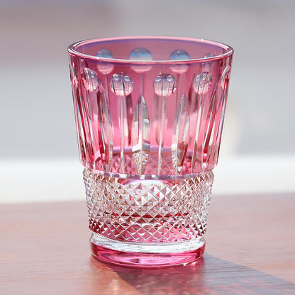 Hand Cut To Clear Multi-Color Crystal Glass Barware Timeless Collection Old Fashioned Glass Cocktail Glass Champagne Glass Water Goblet