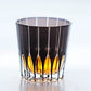JP-050-6  320ml Hand Cut To Black Whiskey Glasses Edo Kiriko's Asterism Patterns Old Fashioned Tumblers