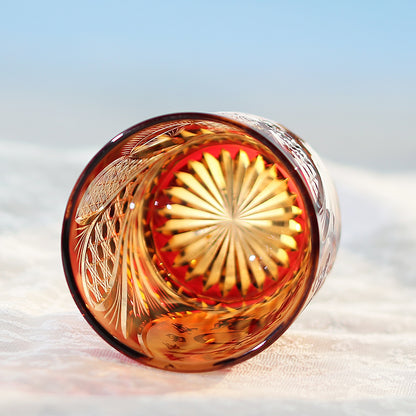 Ne Zha "My Life Is Mine" Edo Kiriko Crystal Whiskey Glass