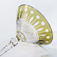 JP-001  New 250 ml Hand Engraved Lotus Design Martini Glasses Barware Chartreuse