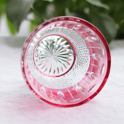 Bohemian Style Hand-cut Crystal Glass Tumbler 10oz