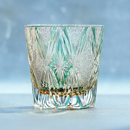 Primary image of Handcrafted Edo Kiriko Whisky Glass Tumbler With Gift Box - hand-cut crystal glassware