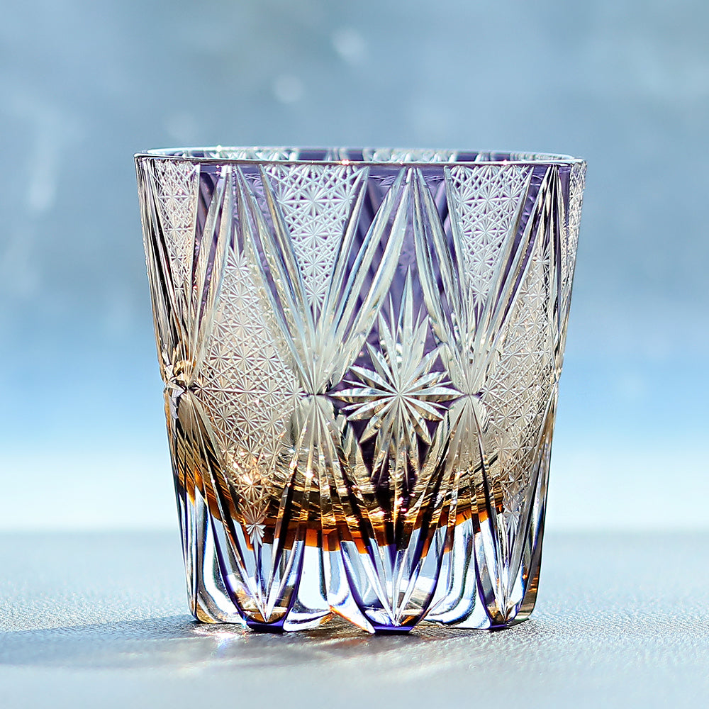 Primary image of Handcrafted Edo Kiriko Whisky Glass Tumbler With Gift Box - hand-cut crystal glassware