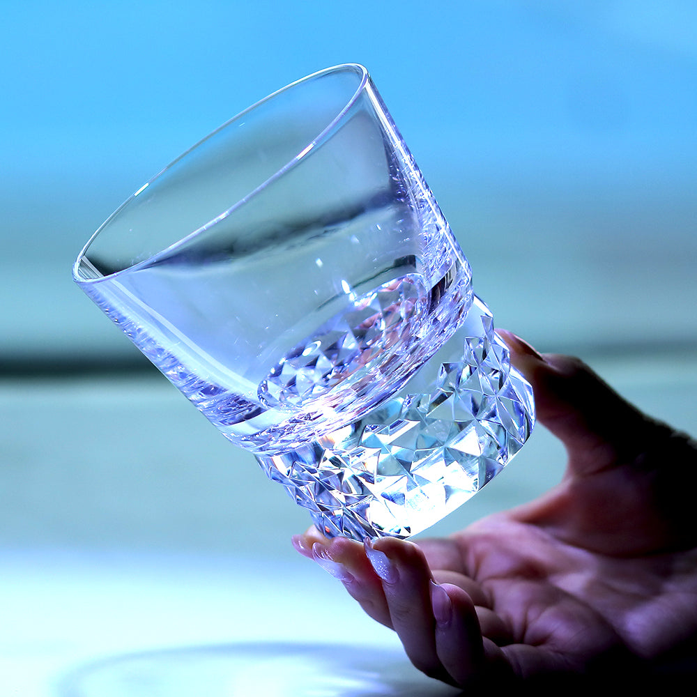 JP-072 250 ml  Edo Kiriko Handcrafted Crystal Whisky Glasses With Gift Box