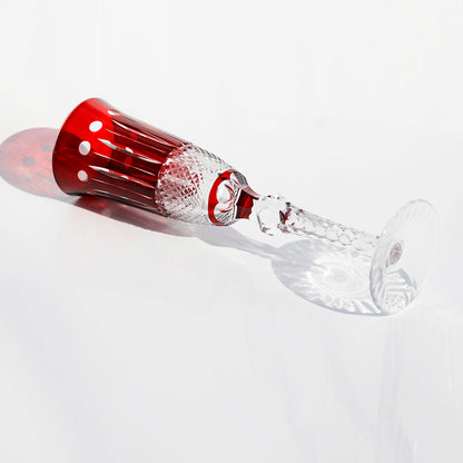 Hand Cut To Clear Multi-Color Crystal Glass Barware Timeless Collection Old Fashioned Glass Cocktail Glass Champagne Glass Water Goblet