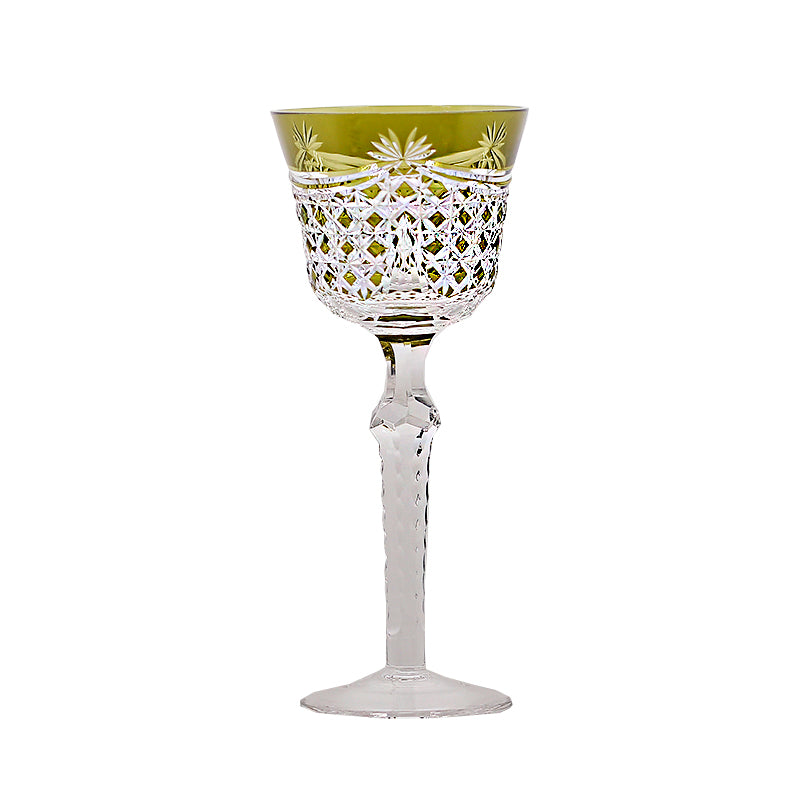 Hand-Cut Crystal White Wine Glass