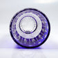 JP-095 10 oz Handcrafts Blue Cased Crystal Glass Cocktail Whiskey Tumbler Edo Kiriko Diamond Pearl Star-Cut Design