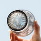 JP-143 320ml Hand Made Black Amber Old Fashioned Glass Tumbler Etched Carved Four Great Beauties Of Ancient China Pattern