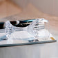 JP-096-2  330ml Hand Cut Deep Orgue Bevel Design Stem Glass Goblet Lead Free Crystal Glass Wine Glass Water Beverages