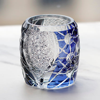 Neptune Crystal Whiskey Glass – Hand-Blown Dual Color