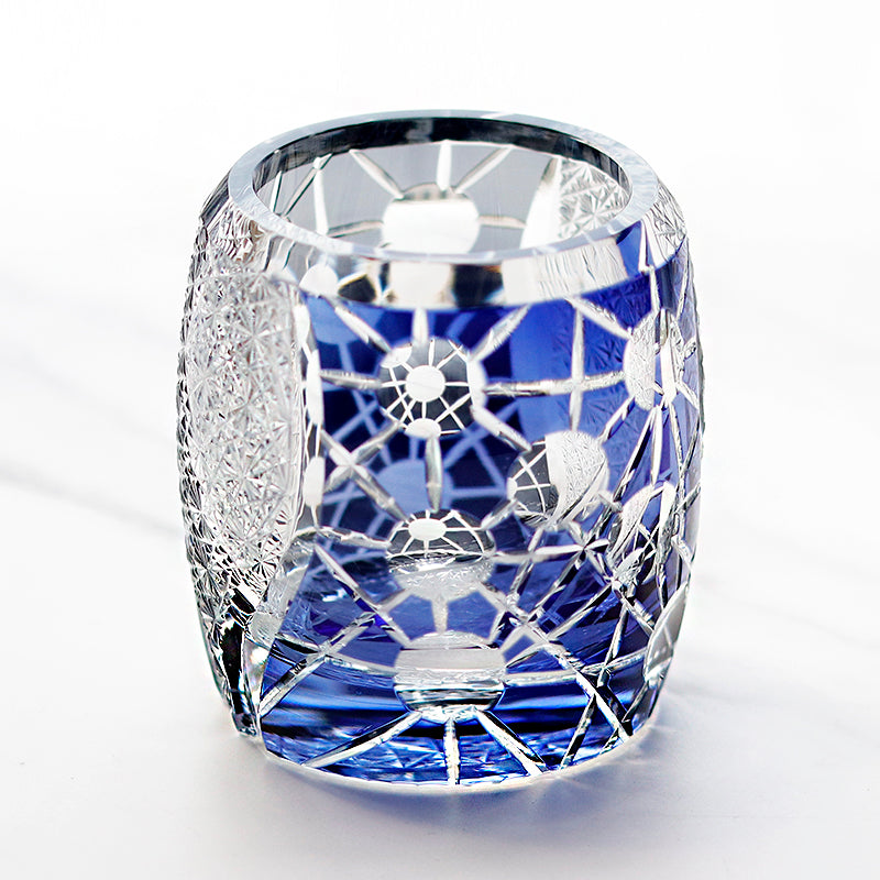 Neptune Crystal Whiskey Glass – Hand-Blown Dual Color