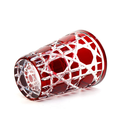 Diamond Cut Crystal Drinking Glass 10oz