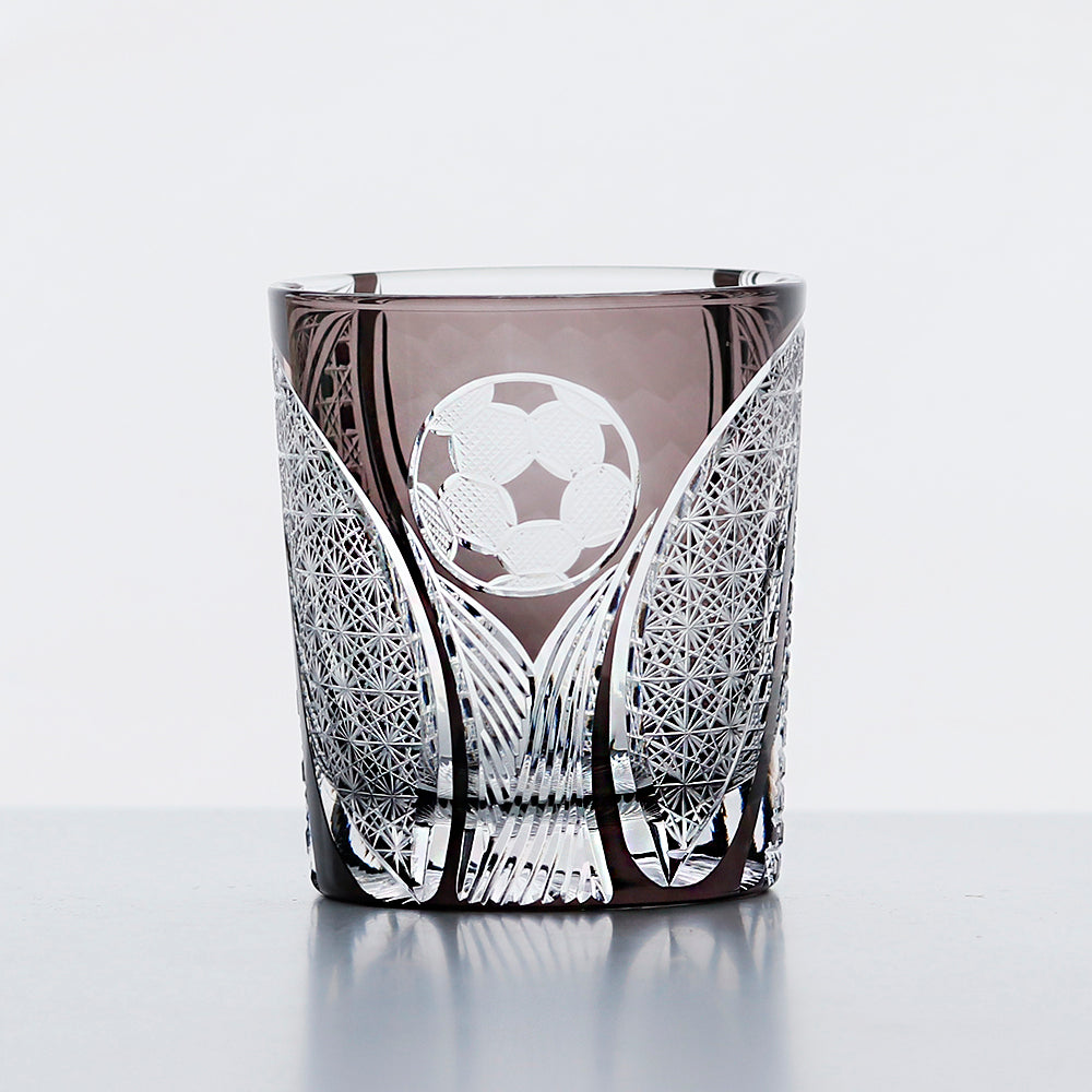 Football Themed Whiskey Glass Tumbler 250ml