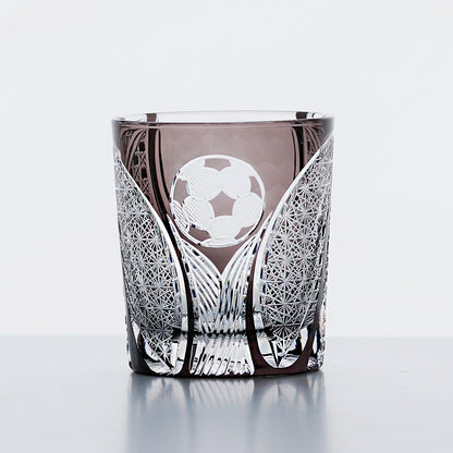 Football Themed Whiskey Glass Tumbler 250ml