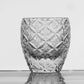 JP-086 250 ml  Hand Carved Asterism Whiskey glass Tumbler K9 Crystal Glass Edo Kiriko Star Circle Mesh Cocktail Glass Barrel-like Appreance