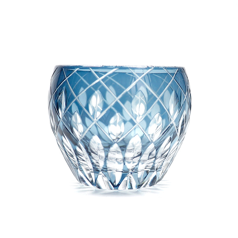 Handcrafts Edo Kiriko Multi-Colored Sake Glass Shot Glass