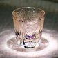 JP-115 32 cl Japanese Style Handcrafts Old Fashioned Glass Purple Edo Kiriko's Home Bar Whisky Glass Tumbler With Gift Box