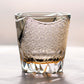 JP-133 32 cl Handmade Phoenix Grey Amber Multilayer Colored Crystal Glass Whisky Tumbler Edo Kiriko's  Hand Cutting PhoenixAnd Chrysanthemum Mesh Edo Kiriko Old Fashioned Glass Tumbler Grey
