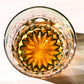 JP-106 32 cl Japanese Style Edo Kiriko Handcrafted Green Prism Whisky Glass With Gift Box