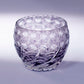 JP-040  60 ML Japanese Style Multi-Colored Min Shot Glass Sake Cup Edo Kiriko's Roaring Waves Design