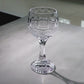 JP-096-3 Hand Cut  Lead Free Crystal Glass Wine Goblet Water Beverages Stem Glass With Hand Carved diamond, almond, filet, cord and pearl cuts