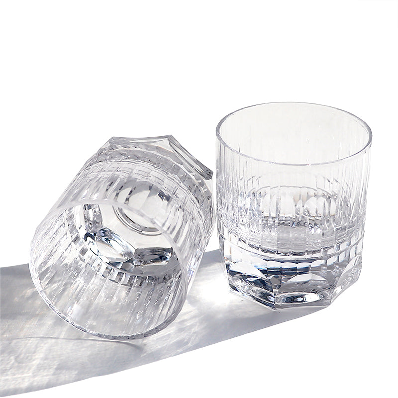 JP-066 220 ml Hand Cut and Thick bottom Classic Clear Crystal Glass Ro –  JINZHI GLASS CRAFTS