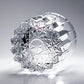 JP-069 24 cl  Heavy and Thick Bottom Lead Free Crystal Glass Tumblers---Hand engraved asterism Patterns