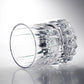 JP-069 24 cl  Heavy and Thick Bottom Lead Free Crystal Glass Tumblers---Hand engraved asterism Patterns
